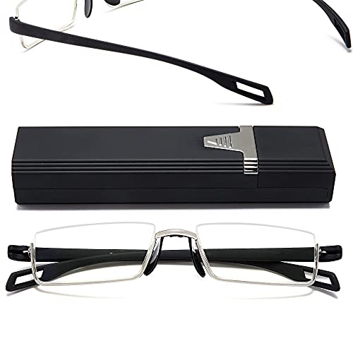 Lunettes de lecture demi-cercle légères avec étui rigide - 7
