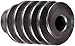 Martin W12 Worm, Single Lead, 14.5? Pressure Angle, High Carbon Steel, Inch, 1.125" Face, 1/2" Bore Diameter, 1" Pitch Diameter