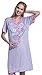 Produktbild Happy Mama. Damen Umstands-Nachthemd mit Stillfunktion. Stillshirt Kurzarm. 141p (Rosa, 36-38, S)