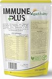 Immune System Booster Supplement - 120 Capsules with 14 Immune System Vitamins & Natural Extracts Including Vitamin C, Zinc, Turmeric, Selenium, Ginger, Cranberry, Elderberry, Garlic, Vitamin B12 & B6