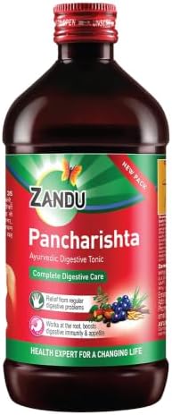 Zandu Pancharishta Ayurvedic Digestive Tonic 900ML | 15 Day Pack | Relief from Regular Gas, Bloating, Acidity & Indigestion From the Root