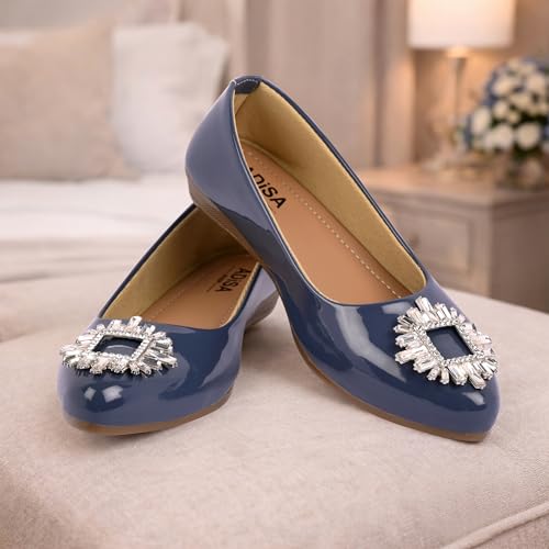 Image of ADISA WEAR Women Girls Slip On Ballet Flats (WS1008)