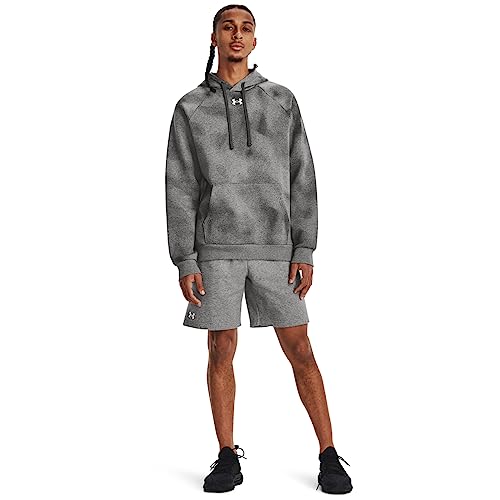 Under Armour Herren UA Rival Fleece Shorts Grau XXL – Ansicht 3