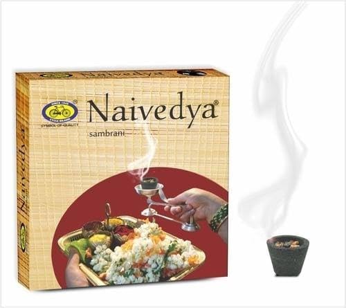 Jaisakshi Cycle Pure Om Shanthi Naivedya Jumbo Sambrani Dhoop - 12 Pieces