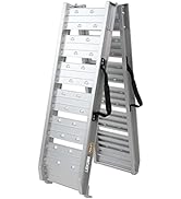 Liekumm Oprijplaat, 1 x 182,5 cm, inklapbaar, capaciteit tot 250 kg, opvouwbare aluminium laadrail