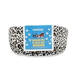 Hometreats Cat and Dog Cushion Bed Fleece Bed, 13in x 5in Pet Bed for Small Dogs or Cats, Durable Fa