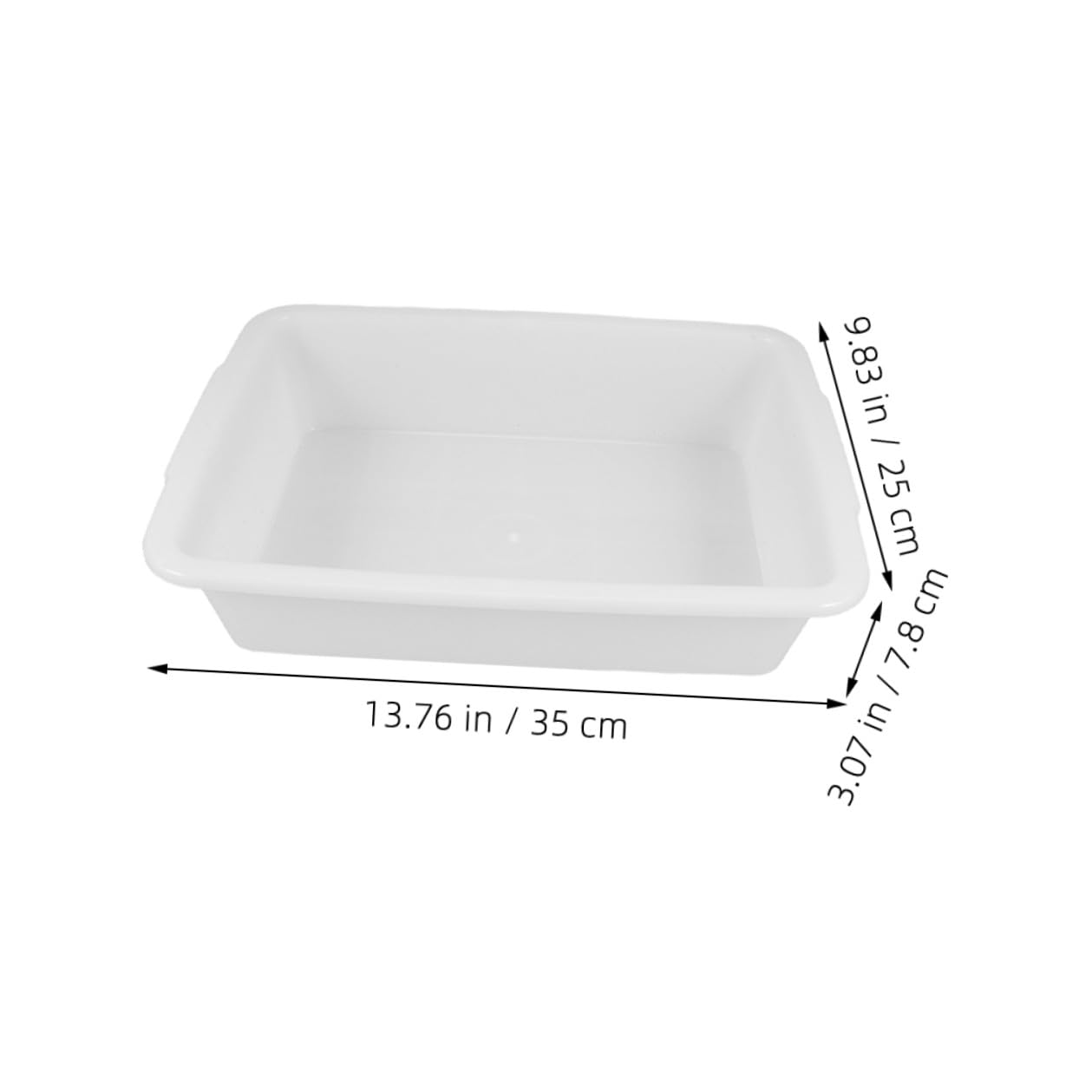 Bandeja De Laboratorio Multifuncional Rectangular 24x17x6,5 Cm, Resistente a Ácidos y Bases, Bandeja De Mezcla Anti-fugas Para Experimentos Químicos y Enseñanza Científica