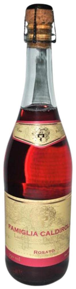 12 × Caldirola Rosado Lambrusco Lambrusco di Sorbara (Caja de 12 Botellas de 75 cl)