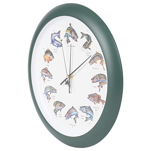 Horloge Gamefish Mark Feldstein 33 cm décorative sur le thème de la pêche