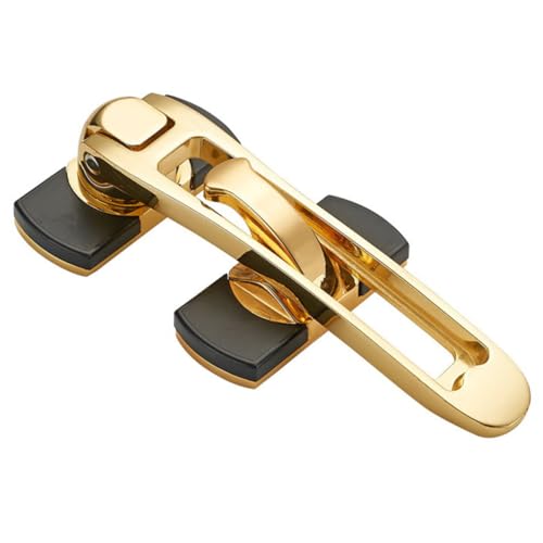 KOMBIUDA Cadena de Cierre para Puerta Reforzada y Ancha Pestillo de Seguridad Doméstico Protector Antirrobo para Puertas Cierre Seguro y Ventilación Controlada