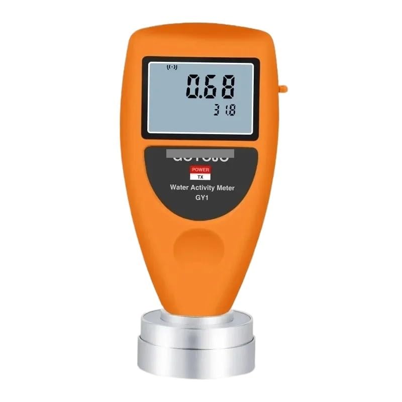 Water Activity Meter Smart Food Water Activity Tester for Jerky Dried Fruit Grain Vegetable Aw Moisture Mete Tools WA-60A