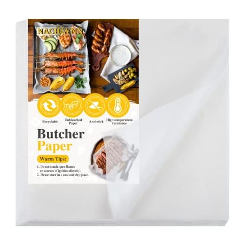 NACHLYNN 70 Pieces Precut Butcher Paper Cover