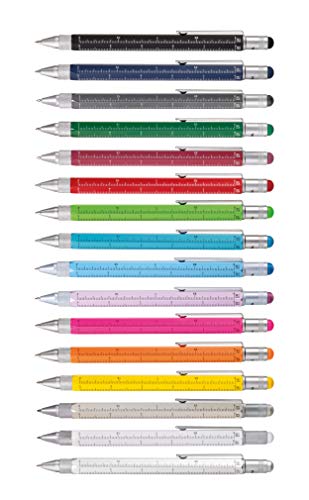 Stylo à bille multifonctions TROIKA CONSTRUCTION titane au design minimaliste - 3