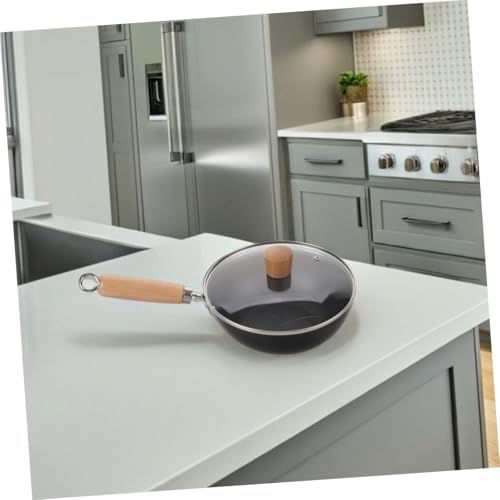Wok de Hierro Fundido LIFKOME con Tapa Tradicional miniatura 5