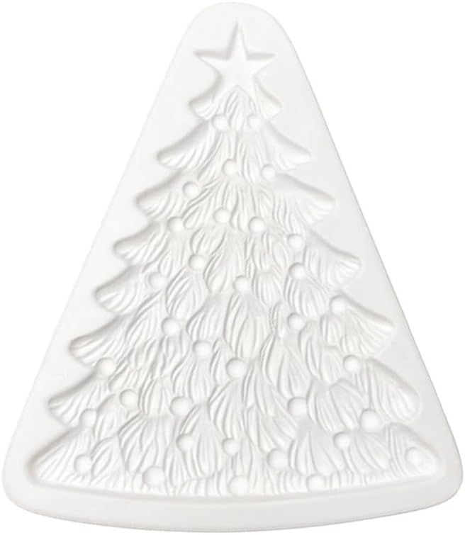 11"X 9.5"-Deep 1.5" Christmas Tree Frit Casting Mold Glass Fusing