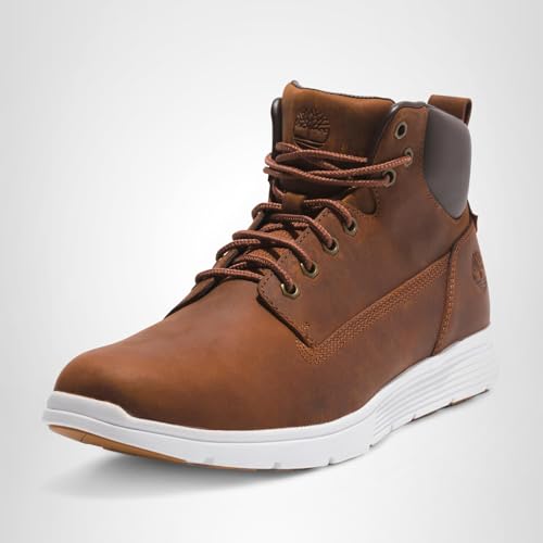 Timberland Men's Killington Mid Lace Up Sneaker, Rust Full Grain, 10.5 Medium
