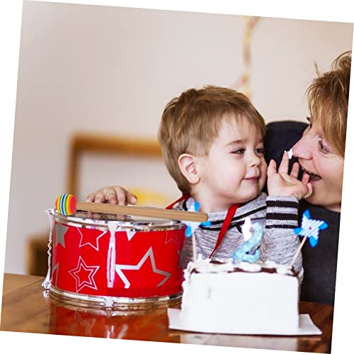 SUPVOX 4 Pçs Pirulito Tambor Keytar Para Crianças Brinquedos Crianças Baquetas Marchando Baquetas De
