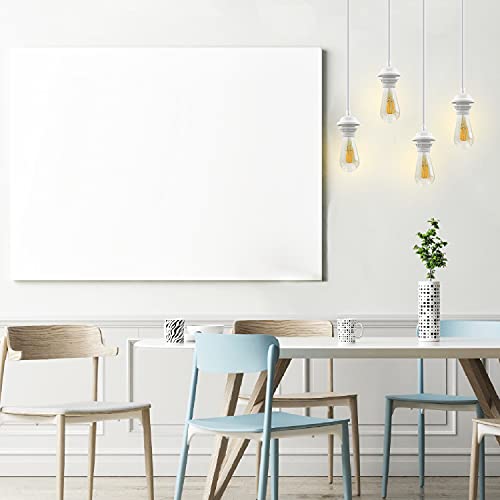 Wrpacttg Pendant Light Kit 2Pcs White Cord Holder E27 Base Hanging Lamp Lantern Socket With 3.94Ft Adjustable Wire Industrial Ceiling Fixture For Kitchen Island Corridor thumb #3
