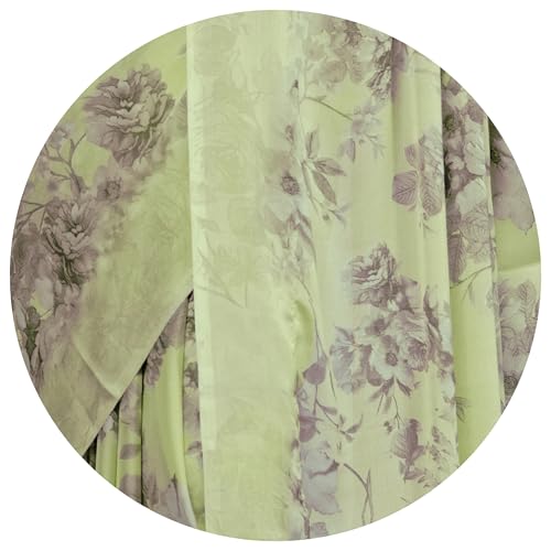 Image of MIRCHI FASHION Saree for Woman Floral Printed Chiffon | All-Day Comfortable Lightweight Regular Use Sari with Matching Blouse Piece