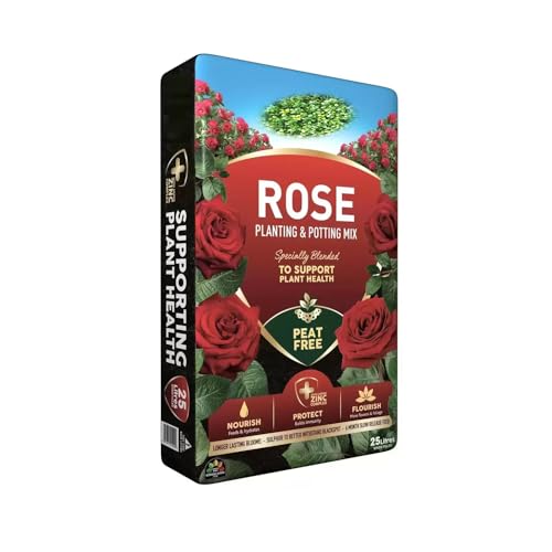 Indigo® Gardening Rose Planting & Potting Mix – Peat-Free 50L Bag For Stronger Roots & Vibrant Blooms