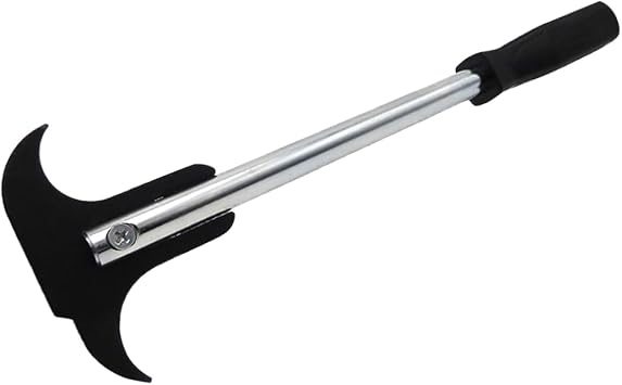 Oil and Grease Seal Puller Tool with Dual Hook Tips - Heat Treated Steel Oil Seal Removal Tool - Oil Seals Disassembly Wrench Puller Car Repair Tools for Car SUV and Light Truck Black
