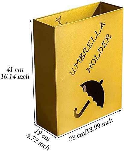 Support créatif pour parapluies design jaune géométrique - 2