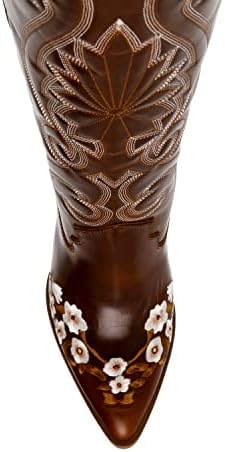 Steve Madden Women's Lashes Western Boot, Brown Multi, 9.5 Review | Image 4