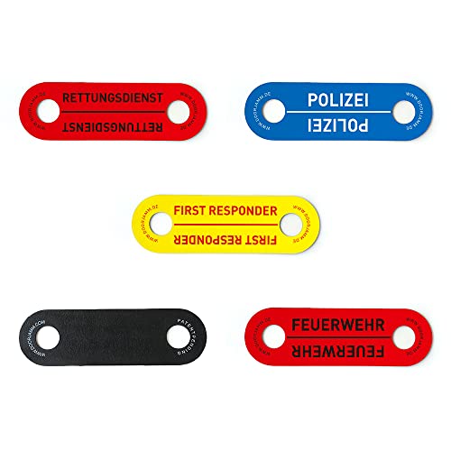 Preisvergleich Produktbild DoorJamm Türblocker Türstopper für Feuerwehr, Rettungsdienst, Polizei und First Responder Einheiten (Rettungsdienst (rot))