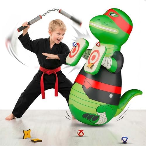 iPlay, iLearn Inflatable Punching Bag for Kids, Toddler 49" Blow ...