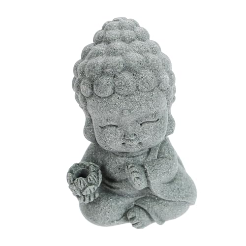 OUNONA Statua Buddha Piccola per Scultura Buddha Decorativa Unico per e Giardino