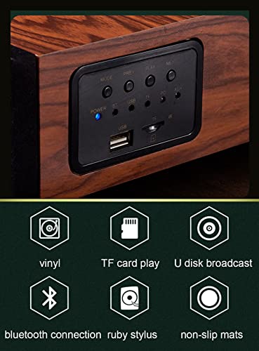 Tourne-Disque Vinyle Bluetooth Vintage Phonographe Tourne-Disque intégré 2 Haut-parleurs stéréo Platines 3 Vitesses avec… - Les Beatles, Paul McCartney, John Lennon, RIngo Starr, George Harrison Tourne-Disque Vinyle Bluetooth Vintage Phonographe Tourne-Disque intégré 2 Haut-parleurs stéréo Platines 3 Vitesses avec… – Image 4