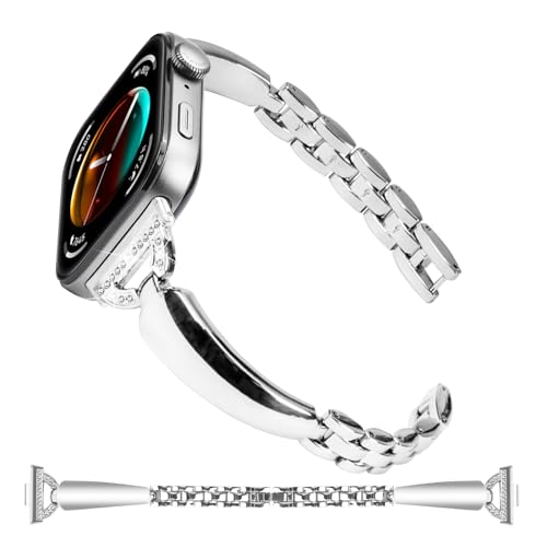 Pulsera de acero inoxidable para Huawei Watch Fit 3 miniatura 2