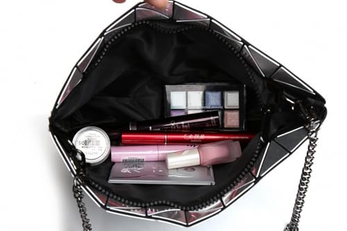 Bolso Ulalaza Geometric Lattice Luminoso para Mujer miniatura 3