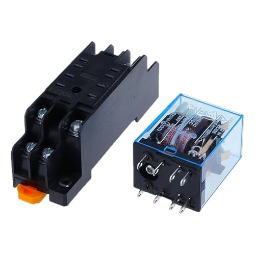 Relais mini DPDT 110V DC pour rénovation d'armoire électrique et automates