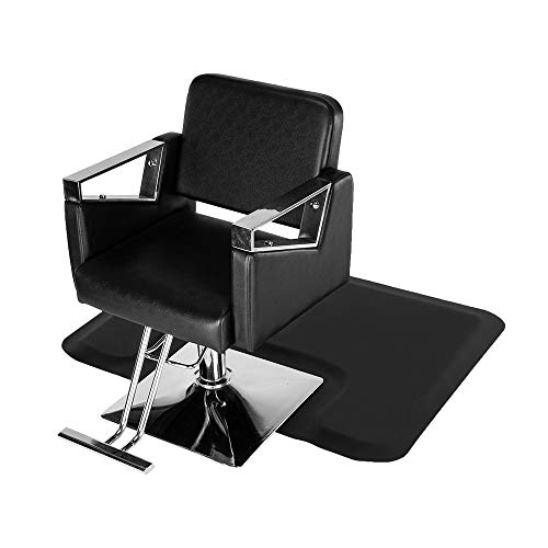 Henf 3′X 4′X1/2" Thick Salon Anti Fatigue Mat For Hair Stylist, Square Comfort Barber Shop Beauty Floor Mats Under Styling Chair(Square-1) #TOP1