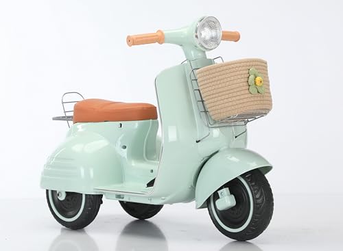 Scooter Elétrica Com Banco Acolchoado (Menta) 6V Bandeirante