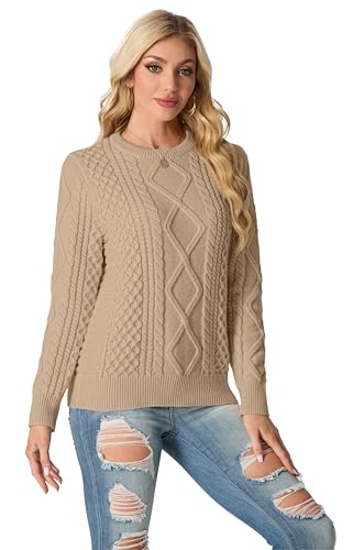 Image of GRECERELLE 2026 Womens Fall Winter Long Sleeve Casual Pullover Sweater Tops