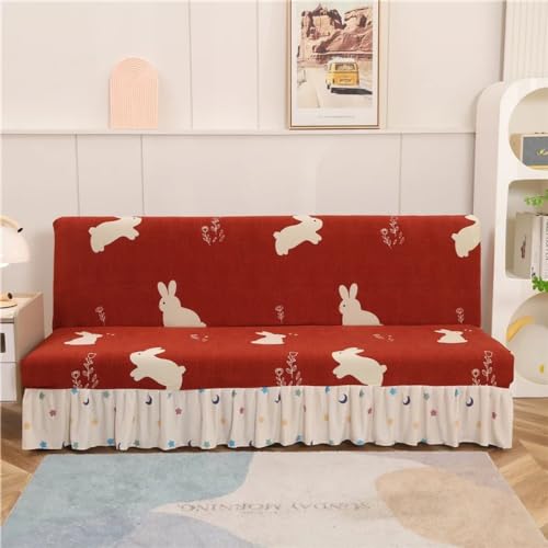 Funda sofa cama elastica estampada L de 190-210cm lavable a maquina 2