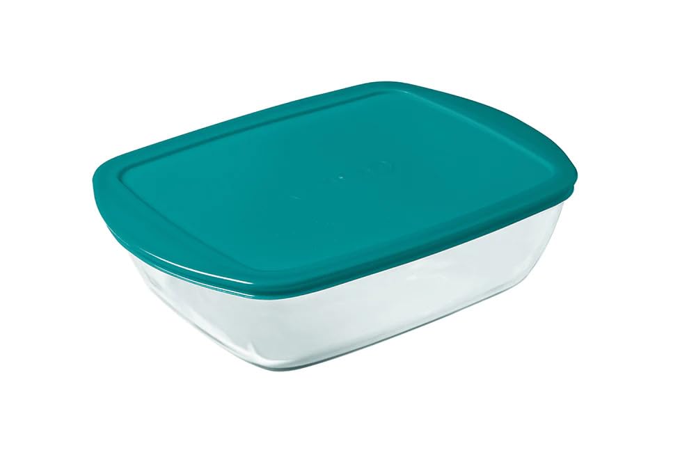 PyrexPyrex Rectangular Dish Green, W/Lid 28 cm 2.70 L, 216P000