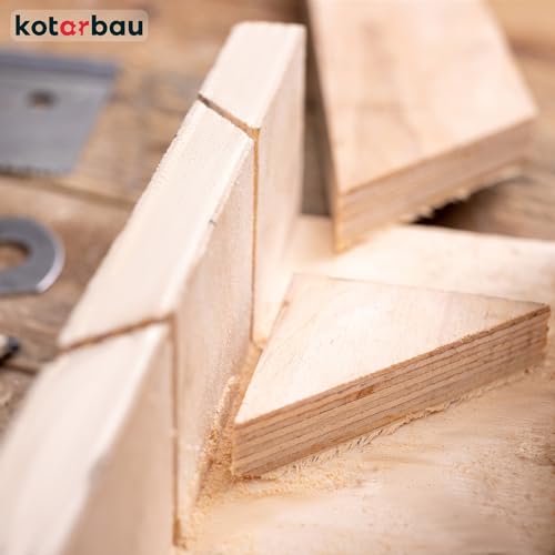Foto von KOTARBAU® Schneidlade Gehrungslade Holz Sägelade Gehrungsschneidlade 300 x 60 x 100 mm