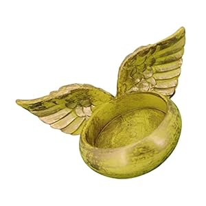 Wing waxinelichthouder – Hars Standbeeld Kandelaar – Guardian Angel Wings Design, Voor Thuis Woonkamer Slaapkamer Decoratie (Kaarsen Niet Inbegrepen) Longhua
