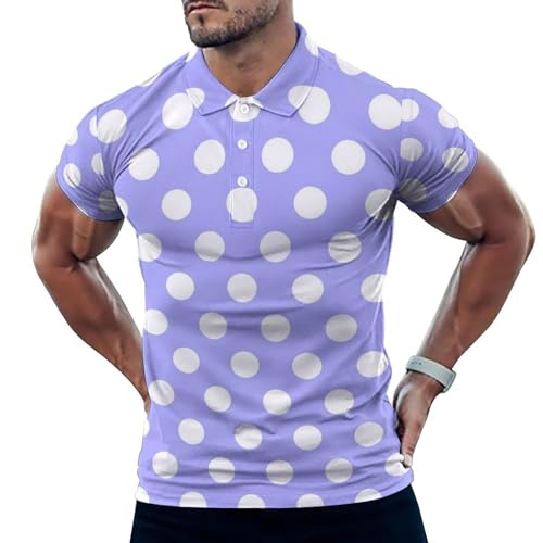 Polo de golf homme violet clair idéal pour vos parcours d'été