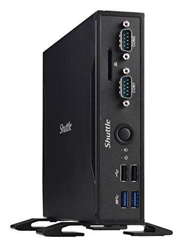 SHUTTLE DS77U Intel Celeron 3865U 1.8GHz/ DDR4/ USB 3.0/ A&GbE/ 65W Slim PC Barebone System