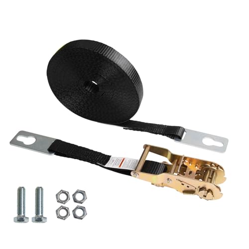 Center Ridge Strap Kit with Ratchet, 1 inch x 46 feet Keyhole Plates (1 inch x 46 feet), WLL 333lbs,Used for Trailers & Rolling Tarp Systems by SeptDecFate - Used condition - US$46.93