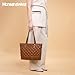 Montana West Quilted Tote Bag for Women Shoulder Bag Womens Tote Handbag Large Fashion Hobo Purse MWC-084BBR