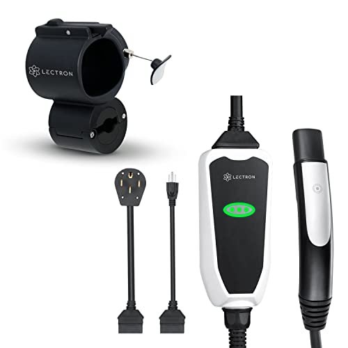 Lectron Bundle - J1772 To Tesla Adapter Lock & Level 1 / Level 2 Tesla Charging With Dual Nema Plugs (Nema 5-15 & 14-50) - Compatible With All Tesla Model X/Y/3/S #TOP27