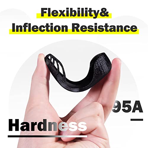 Geeetech 95A TPU Filament 1.75mm, Soft Flexible Consumables for 3D Printer, Dimensional Accuracy +/- 0.03 mm,1KG (2.2lbs) Spool,Black - Thumbnail 2
