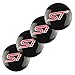 Pucous 4pcs 56mm para cápsulas del Centro de la Rueda de ST Capas del Centro de la Cubierta Compatible con Ford Focus 2 3 MK2 MK3 Ranger Fiesta Fusion Kuga Mondeo MK4 Accesorios Decoración de Ruedas