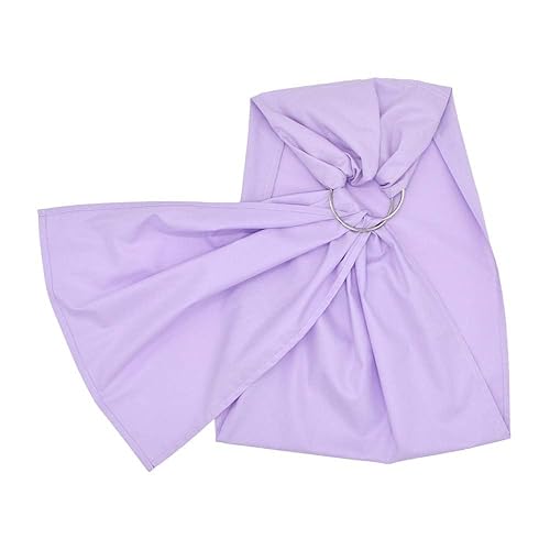 Portabebés para niños pequeños para niños pequeños, arnés delantero y trasero, portabebés delantero largo 59.1 in (morado)