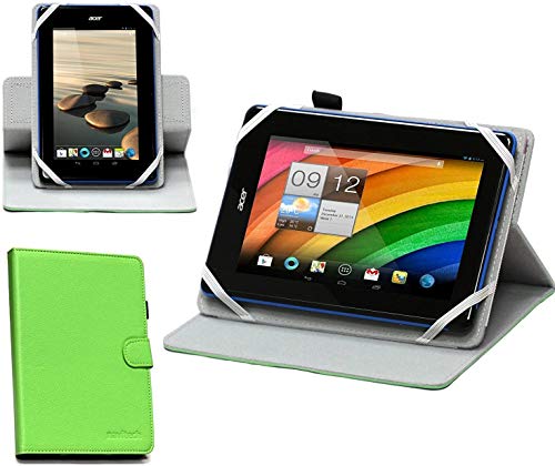 Navitech Green Faux Leather Case Cover - Compatible with Asus Google Nexus 7' Tablet
